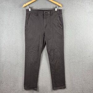 Rag And Bone Pants Mens 33 x 28 Grey Cotton Twill Chino Fit 2 Mid Rise